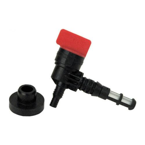 FUEL VALVE 208961 FOR BRIGGS&STRATTON 192980GS KOHLER 25 462 03-S ROTARY 13116 OREGON 07-407 W/ FILTER & GROMMET SHUT OFF COCK