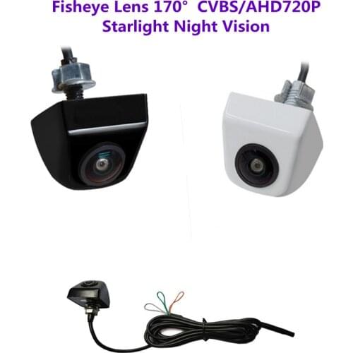 Universal Vehicle Car Camera AHD 720P/CVBS signal 170 Degree Starlight Night Vision Waterproof