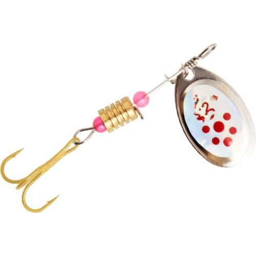 1Pcs Fishing Lures VIB Metal Spinner Bait55mm 3.8g Artificial Bait Fishing Wobbler Fine-tuning Rotation VIB Bait Fishing tackle