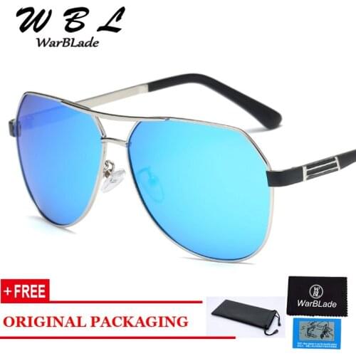 WarBLade High Quality Aluminum Magnesium Alloy Men Sunglasses Polarized Lens Driver Mirror Sun Glasses Male Eyewears 2019
