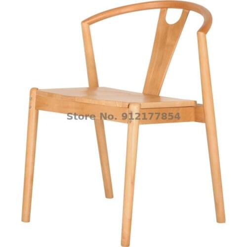 Y Chair Japanese Designer Dining Chair Nordic Solid Wood Chair Net Red Mark Back Chair New Chinese Leisure Seat