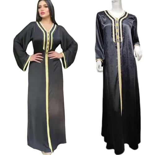 Women Black Party Evening Maxi Robe Muslim Arabic Ribbons Islamic Long Dress Ramadan Turkish Caftan Dubai Jalabiya Middle East