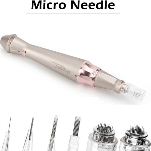 10PCS Electric Derma Pen Needles Bayonet Cartridge for Auto Microneedle Derma Pen Needles 1/3/9/12/36/42 Pin Nano pin Needle Tip
