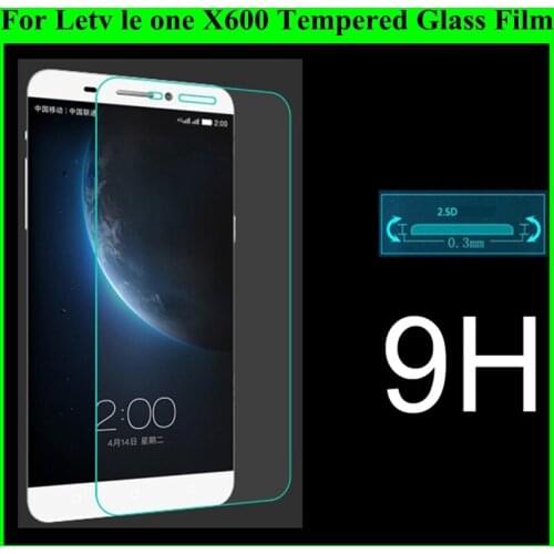 10pcs/lot 2.5D Tempered Glass Original 9H Explosion-proof Protective Film Screen Protector for Letv le one X600