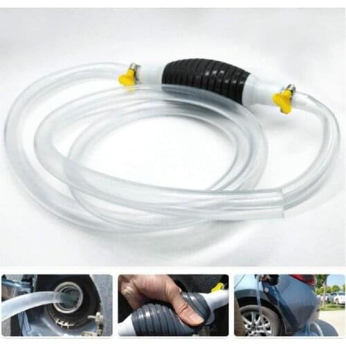 Oil Transfer Car Fuel Pump Petrol Diesel Liquid Manual Pump Syphon Fuel Saver Car Fuel Gas Pump Gasoline Motorcycles Vehicle