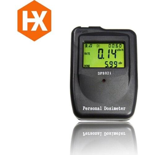 Personal dosimeter professional radiation detector handheld x, gamma rays and hard beta rays radiation detector HX-DP802i