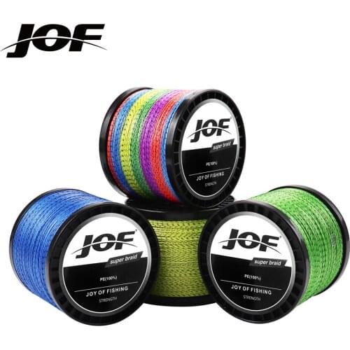 JOF Fly Fishing Line 8 Strand 300M PE Carp Braided Wire Peche Sea Spinning Multifilamento Cord 22 31 41 50 61 72 88LB