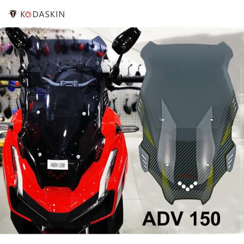 Kodaskin Motorcycle Windscreen Windshield Wind Screen wind Deflectors Windshields Deflector Accessories For adv150 ADV 150