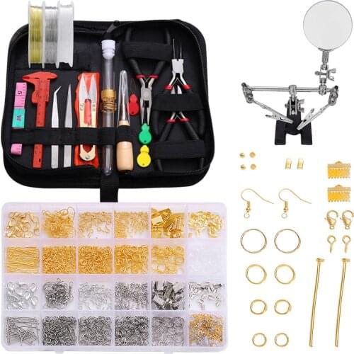 New Jewellery Making Supplies Kit With Making Tools Set Line Calipers DIY Handmade Pliers Bracelet Necklace Repair Making