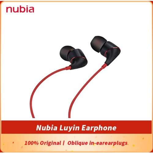 Original Nubia Temperament Earphone Nubia Hi-Fi 3.5mm Earphone For Nubia Redmagic 5G / 5S