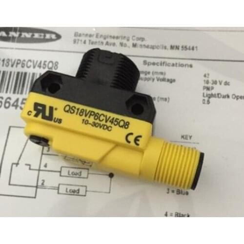 QS18VN6CV45Q8 Photoelectric Sensor convergent mode sensor 66457