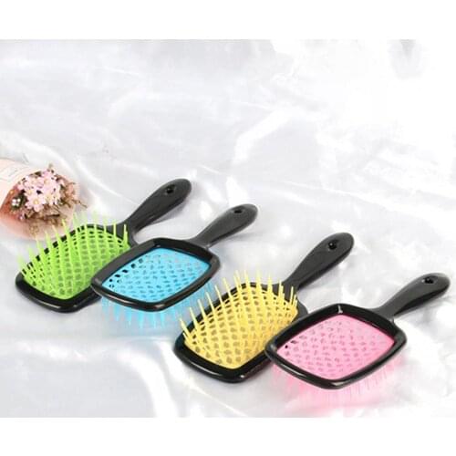 Hair Comb Hollow Grid Dry Wet Use Scalp Massage Salon Hairstyle Tool Hairdressing Comb Detangling Hair Brush Detangler Hairbrush