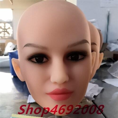 Sex Doll Head of Love doll Oral sex Lifelike woman realistic TPE mouth with skeletont Display sex toys Masturbator