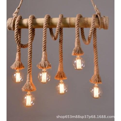 Nordic crystal handmade wicker lustres para quarto lampes suspendues nordic decoration home living room decoration