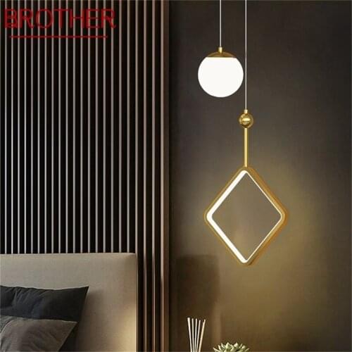 BROTHER Nordic Pendant Light LED Modern Simple Lamp Fixtures Decorative For Home Living Room