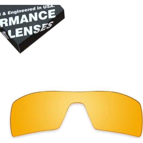 ToughAsNails Replacement Lenses for Oakley Oil Rig Sunglasses Clear Yellow (Lens Only)