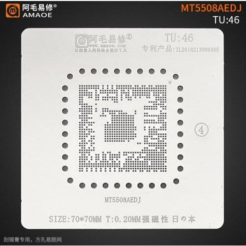BGA Reballing Stencil Template For TV CPU RTD2994D MSD6A628VXM-ST MSD6A628VX MSD6A338S MSD6148 RTD-2974