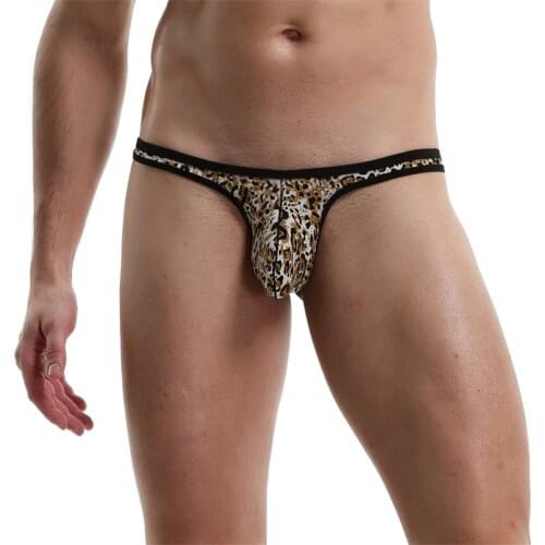 T-Back Underwear Thong G String Sexy Panties Mens Bikini Briefs Lingerie Men Jockstrap hombre Underpants Black White