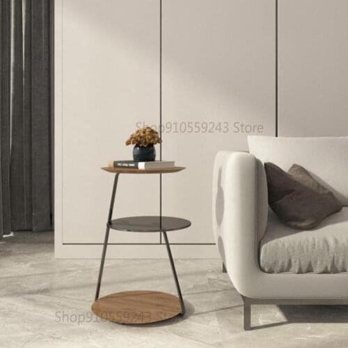 Creative Light Luxury Small Coffee Table Net Red Living Room Sofa Small Round Table Simple Modern Corner Table Bedroom Side Tabl