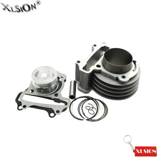 XLSION Aftermarket 100cc Big Bore 50mm Cylinder Kit For 139QMB/QMA GY6 50cc 80cc 4 Stroke Scooter Moped ATV Quad