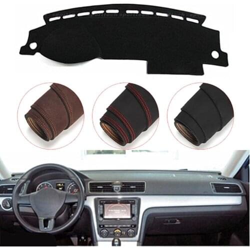 Console Dashboard Suede Mat Protector Sunshield Cover Fit For VolksWagen Passat B7 2012-2015
