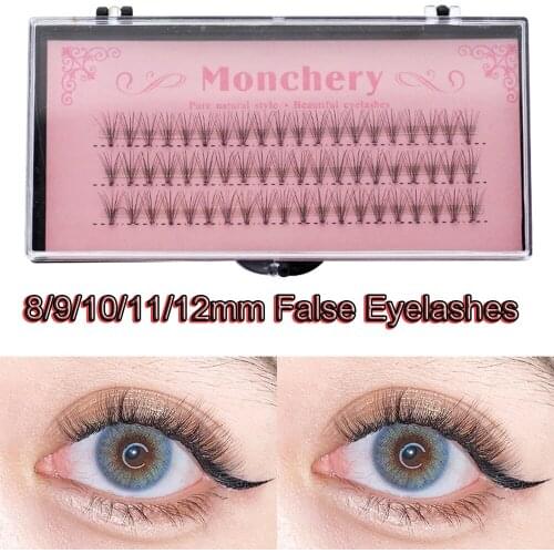 1Box of 0.05mm Ultra-Thin 8mm/9mm/10mm/11mm/12mm Grafted False Eyelashes Long Mink False Eyelashes