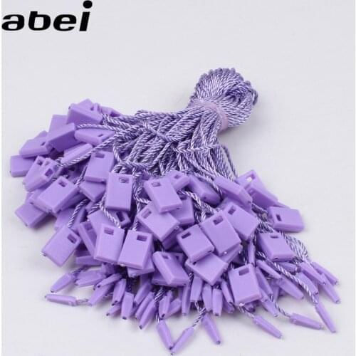 17cm 300pcs/lot Polyester Hanging Tablets For Garment Bag Shoes Tags Cards DIY Clothing Accessories Square Clothes Tag Rope Cord
