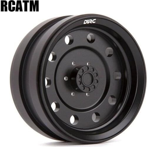 2pcs CNC Metal Alloy 2.2inch Wheel Rim Beadlock For 1/10 RC Crawler Car TRX4 Defender G500 TRX6 G63 D90 Axial SCX10 90046 TF2