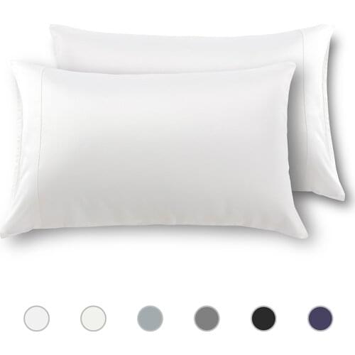 2pcs Washed Silk Satin Pillowcases Soft Pillowcase Cover Pillow Cover Easy To Wash Standard Queen King Multicolor