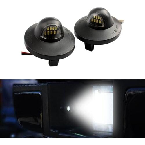2pcs LED License Plate Number Light for Ford 1990-2014 F150 For Ford F250 F350 Explorer Ranger Pickup Truck Car Led Lamp