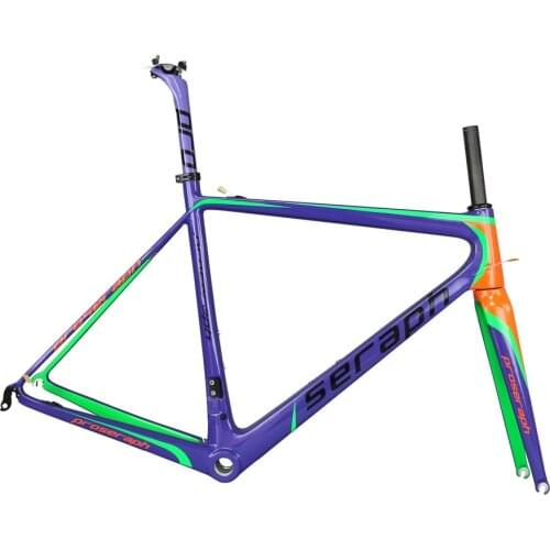 2019 Lightweight SERAPH Toray carbon fiber T1000 Road Cycling Frameset Di2 road Bicycle Frame fm686