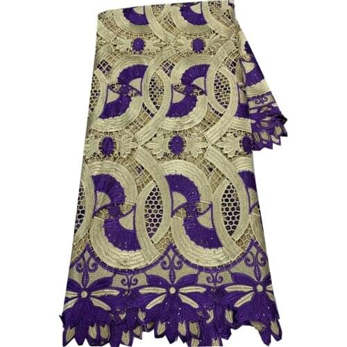 2021 High Quality Water Soluble Guipure Cord Fabric African Lace Fabric Nigerian Lace Fabric For Women Wedding & Party 2L66-566