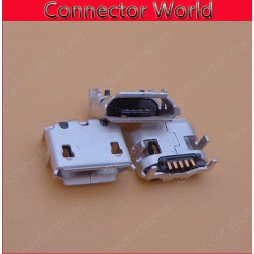 50pcs Brand New Micro mini USB Jack Charging Socket connector For ONDA Tablet PC PAD V919 3G Air V116W v891w 7.2 feet big horn