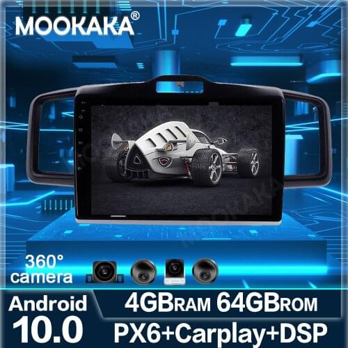 360 Cameras Touch Screen 64G Android 10 Car Multimedia Player For Honda Fit Jazz 2008-2015 Audio Radio Stereo GPS Navi Head Unit