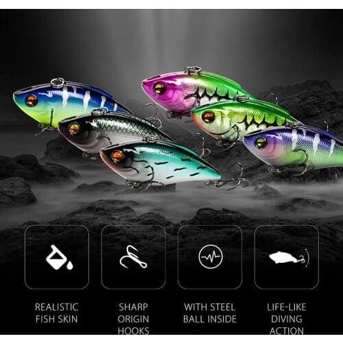 Banshee Lipless Vib Vatalion Crankbaits Fishing Lures Ratlin Wobbler For Pike Perch Vibrators Sinking Artificial Baits 50mm 8.7g