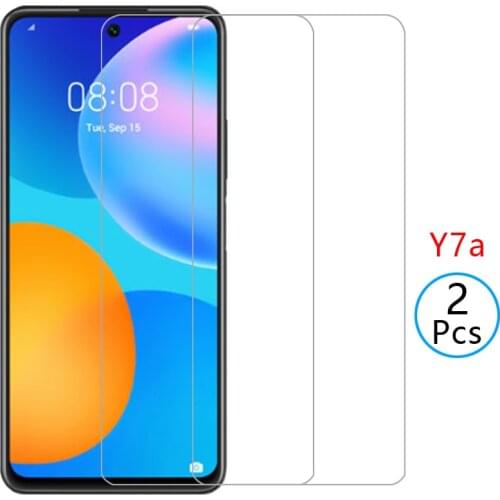 Case for huawei y7a cover screen protector tempered glass on huawey y 7a 7 y7 a huaweiy7a protective phone coque bag accessories