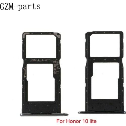 GZM-parts 5pcs/lot SIM Card Tray Slot Holder For Huawei honor 9 lite honor 10 honor 10 lite Sim Card Adapter