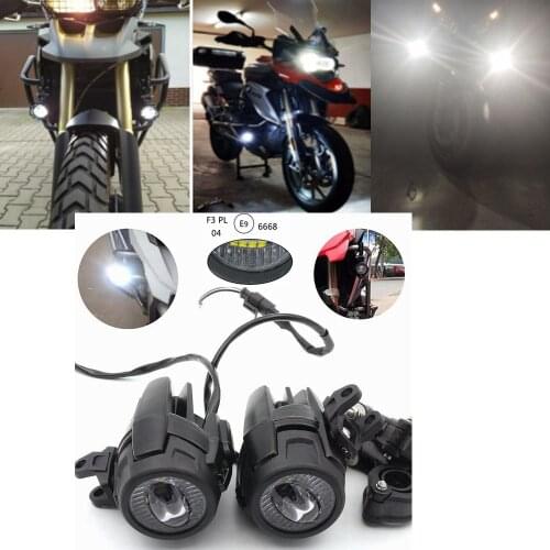 Auxiliary Lights for BMW Motorcycle 40W 6000K Spot Driving Fog Lamps For BMW R1200GS F800GS F700GS F650 K1600