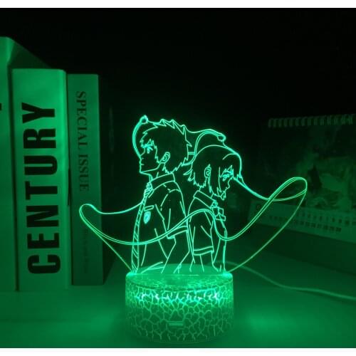 Anime Figure Your Name 3D Lamp White Base for Childrens Room Decor Night Light Kids Bithday Gift Anime Bedroom LED Light