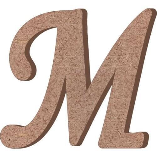 HR16 Letter M Trinket Wooden Object CODE: HR16 paintable decorative objects декоративные предметы под роспись
