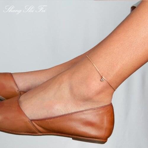 Dainty Anklet, Ankle Bracelets, Delicate Body Jewelry, Beach Lover Jewelry, Gift for Her, Stainless steel, Gold filled