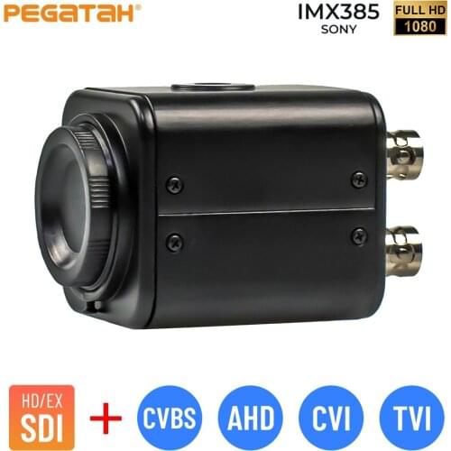 2MP CCTV HD-SDI EX-SDI 6 IN 1 Security Mini Broadcast Box SDI Camera With OSD Menu Sony IMX385 60fps