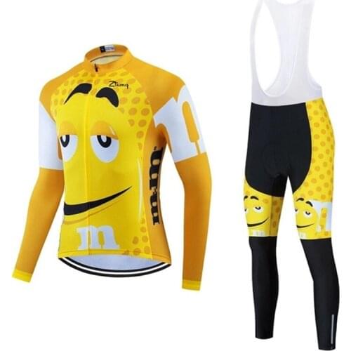 Cute Cartoon Printing Cycling Jersey Sets Summer Bike Shirt Bicycle Riding Clothing Skinsuit Pro Team MTB Suit Maillot Ciclismo