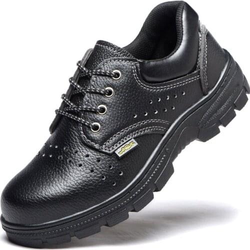 Men Steel Toe Work Safety Shoes Lightweight Breathable Casual Sneaker Prevent piercing Protective boots Womens Work Protective