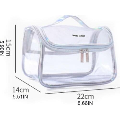 2021 New Multifunctional Transparent Cosmetic Bag Makeup Pouch Toiletry Travel Organizer