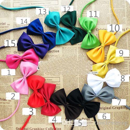 Wholesale Pet headdress Dog neck tie bow Cat grooming Supplies Multicolor can choose