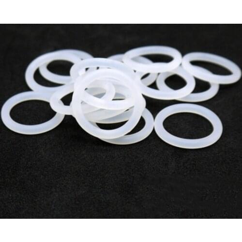 Food Grade Silicone O-ring 5-20 * outer diameter 2mm white rubber gasket