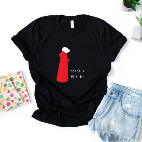 Handmaids Tale T-shirt Nolite Te Bastardes Carborundorum Shirt Praise Be Bithes Tee TV Netflix Lover Tshirts Unisex