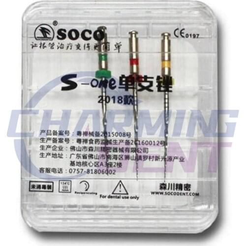 Dental rotary instruments soco S-One 2018 endodontic file reciproc niti endo file /Super root canal instruments one file engine