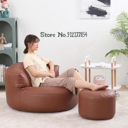 Modern Light Luxury Single Sofa Home Small Apartment Living Room Bedroom Tatami Lazy Sofa Chair Balcony Lounge Chair